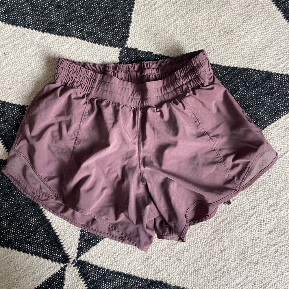 Lululemon Purple Hotty Hot Shorts size 6 tall